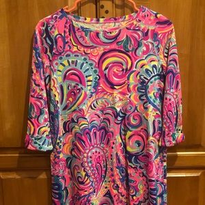 Lilly Pulitzer dress 3/4 length sleeves